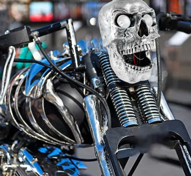 Bright Bike Skull Headlight