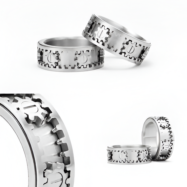 Fidget Ring - Stainless Steel Spinner