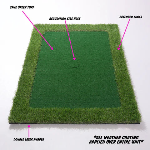 Portable Indoor Putting Green Mat Floating Golf Balls