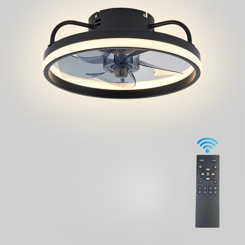 Energy Efficient Ceiling Fan with LED Lamp and Remote