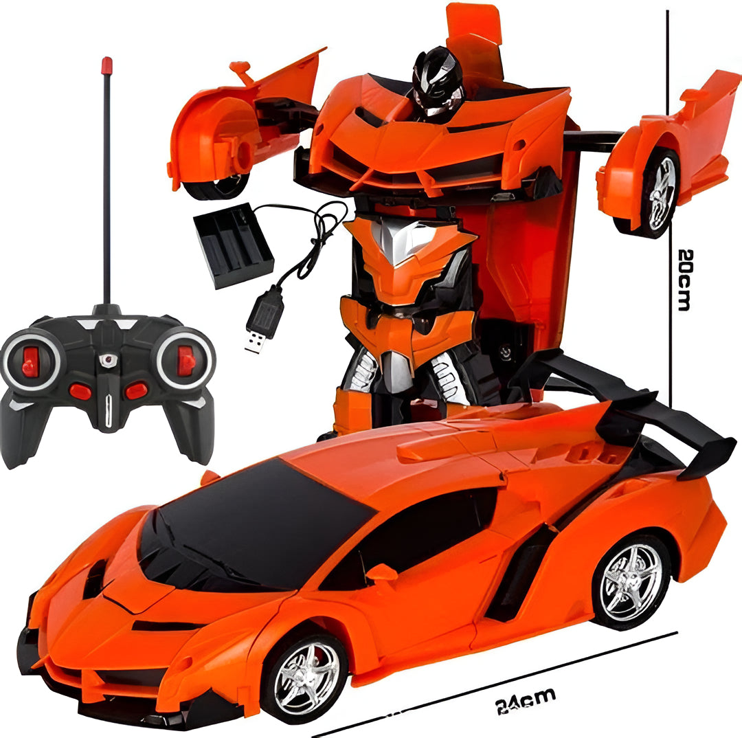 Fast 2 in 1 RC Transforming Toy Car