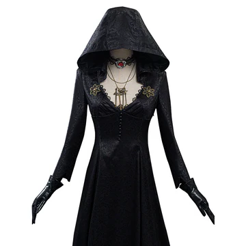 Authentic Vampire Lady Evil Village Costume Dress