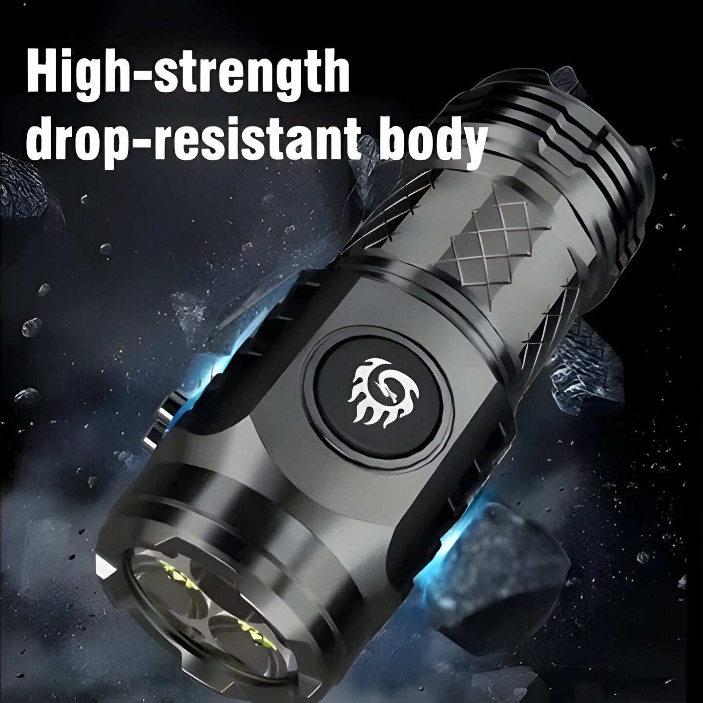 Compact Triple LED Super Bright Pocket Flashlight
