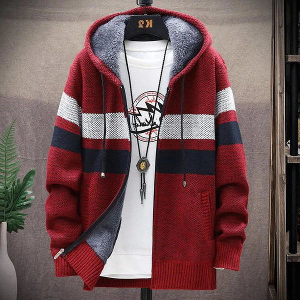Relaxed Fit Striped Sweater