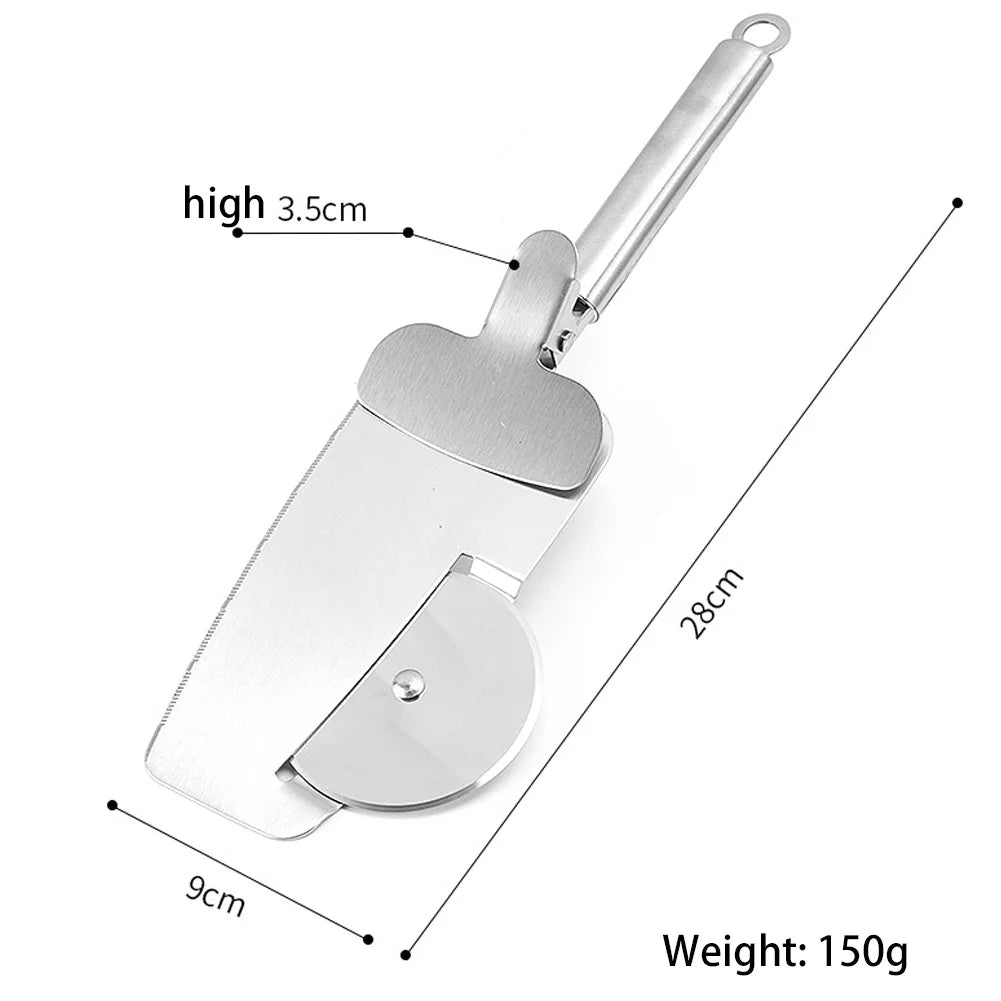 Easy Grip Stainless Pizza Slicer