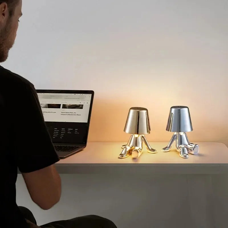 Small Brass Desk Lamp