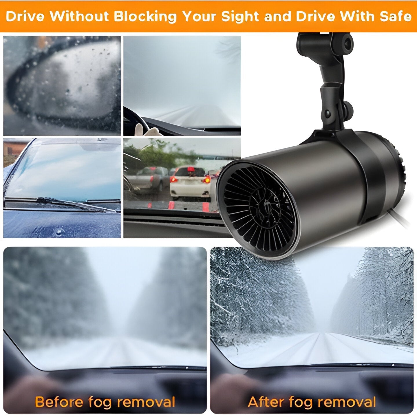 Fast Car Windshield Defroster Heater