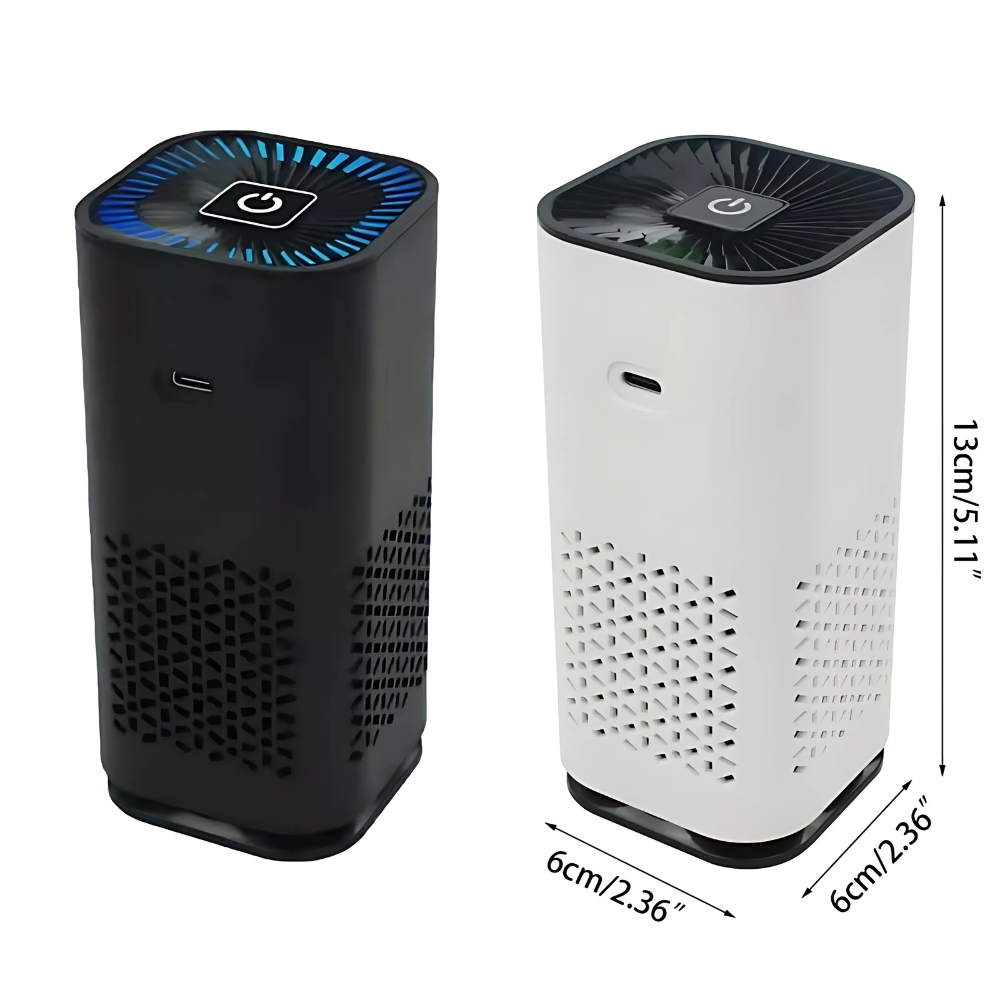 Compact Air Purifier with HEPA Filter for Home Travel