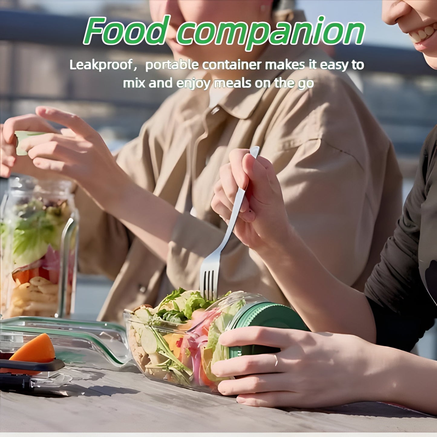 Airtight Fresh Food Container with Easy Open Lid