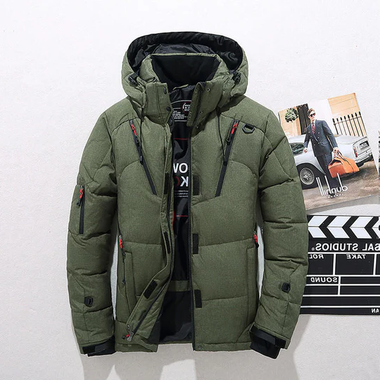Warm Down Filled Winter Coat