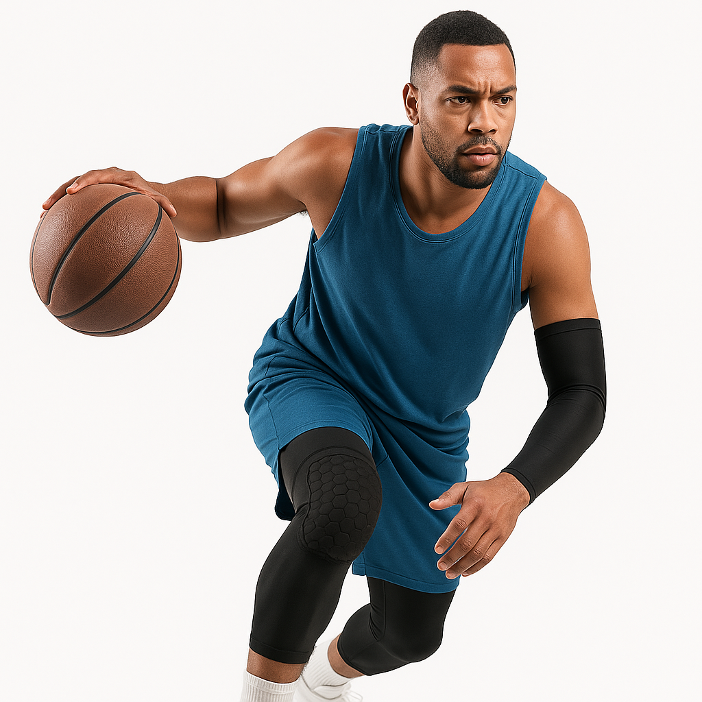 Protective High-Density Knee Pads for Athletic Support