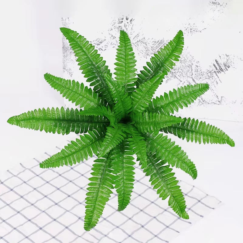 Realistic Artificial Boston Fern for Home and Garden Decor