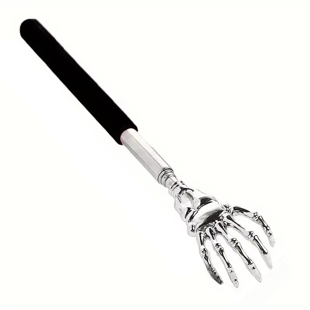 Extendable Metal Back Scratcher and Pet Massager Tool