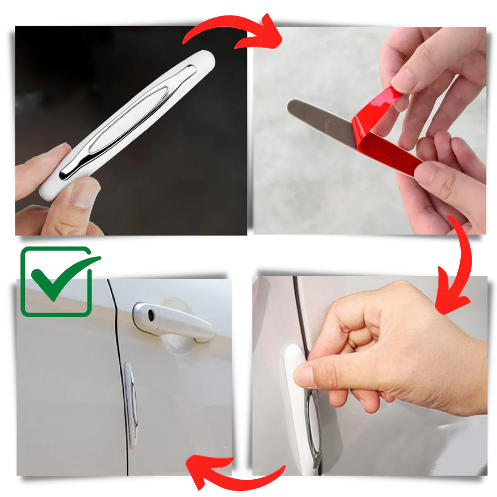 4-Pack Car Door Scratch Guard Strips