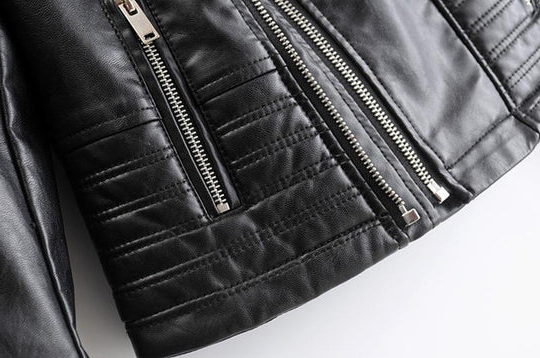 Classic Black Motorcycle Jacket