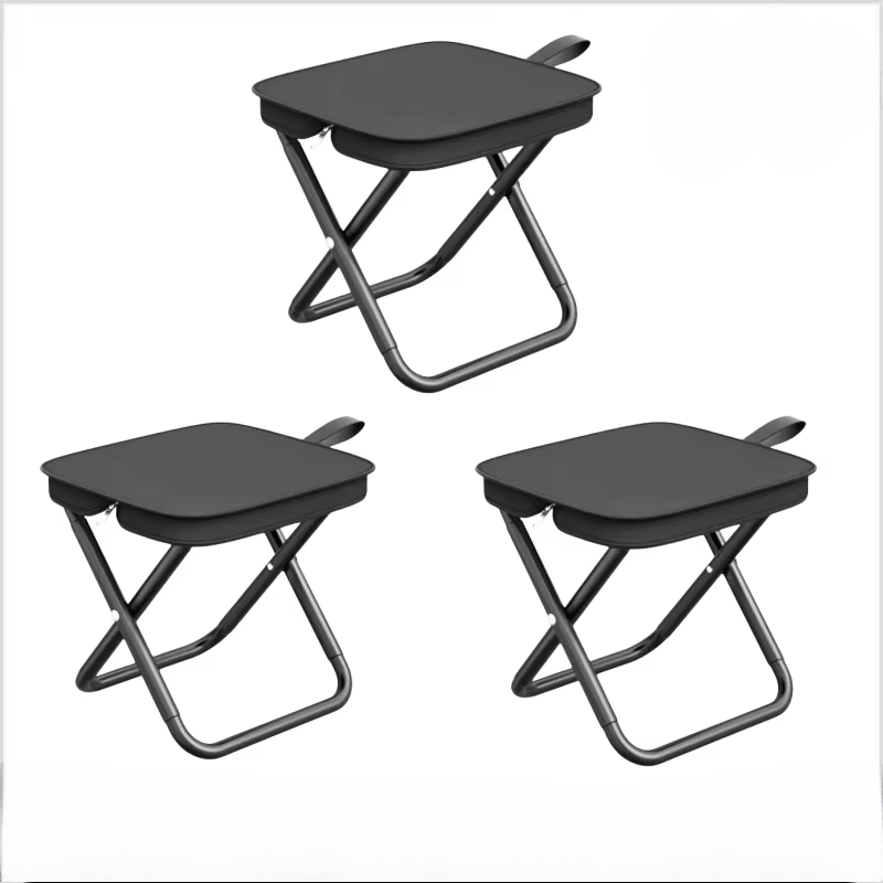 Collapsible Lightweight Camping Chair with Strong Metal Legs