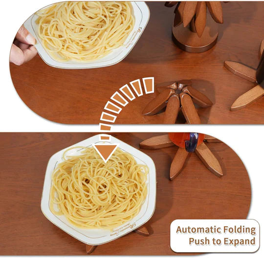 Protective Wood Trivets For Hot Plates