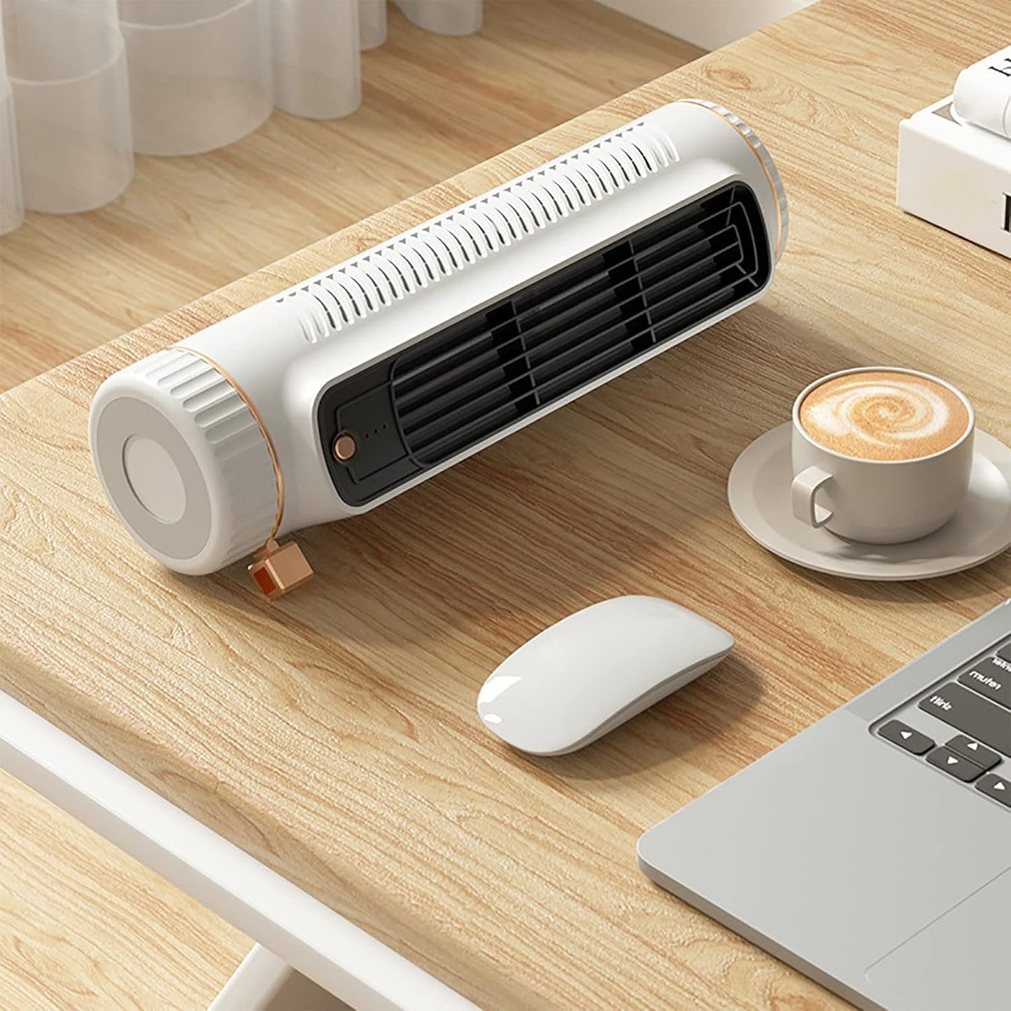 Compact Quiet 3-Speed Tower Fan with Wide Airflow