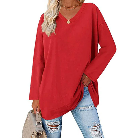 Trendy Low Neck Women's Tee