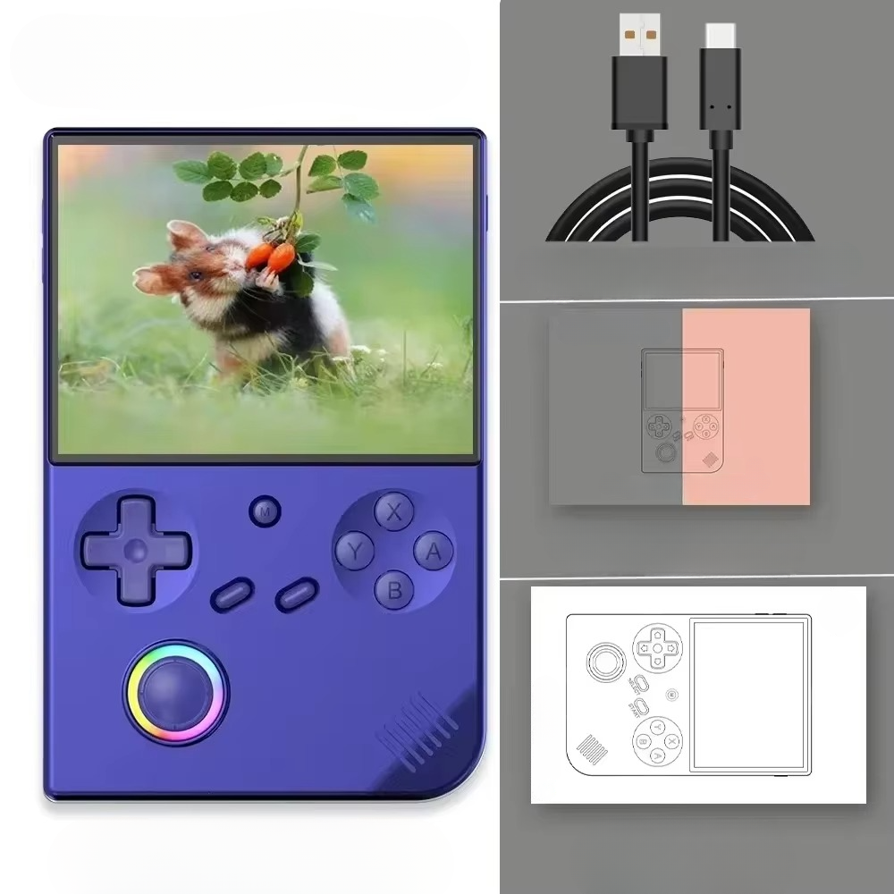 Portable Retro Gaming Console with 4-Inch Screen and WiFi