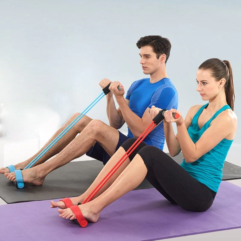 Home Gym Resistance Exercise Pedal Strap System