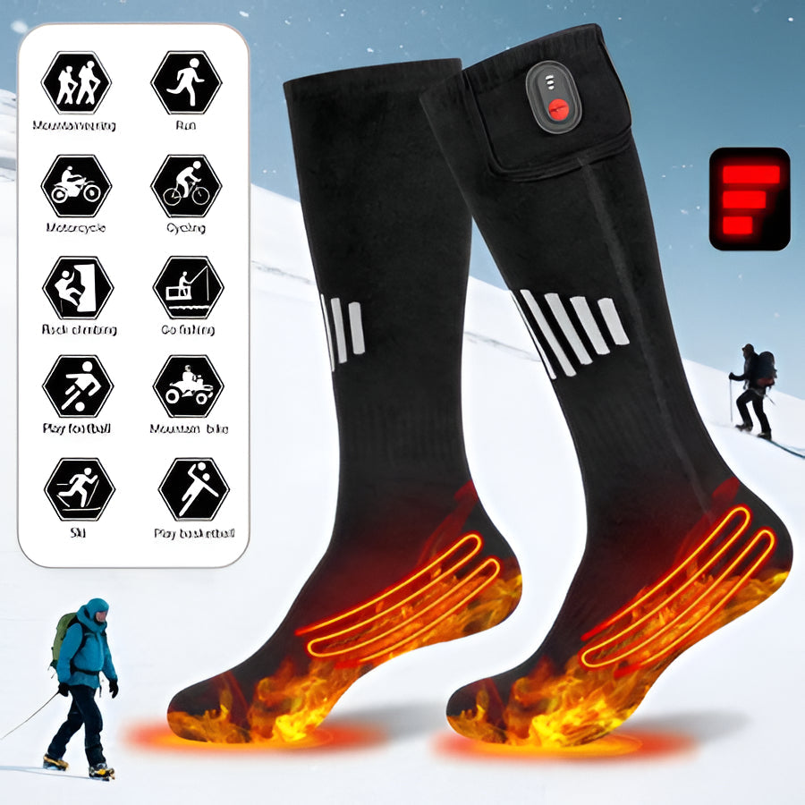 Warm Electric Socks with USB Heating for Winter