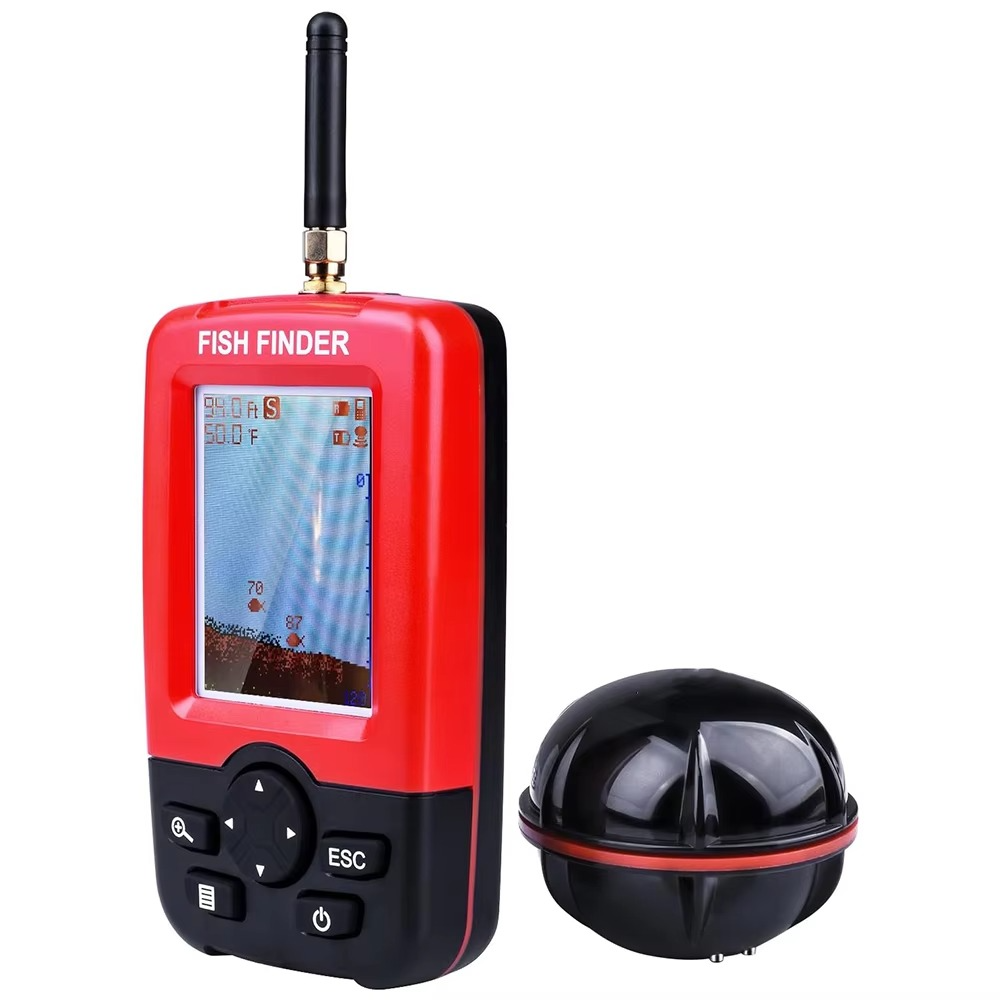 Compact Handheld Depth Fish Finder and Underwater Detector