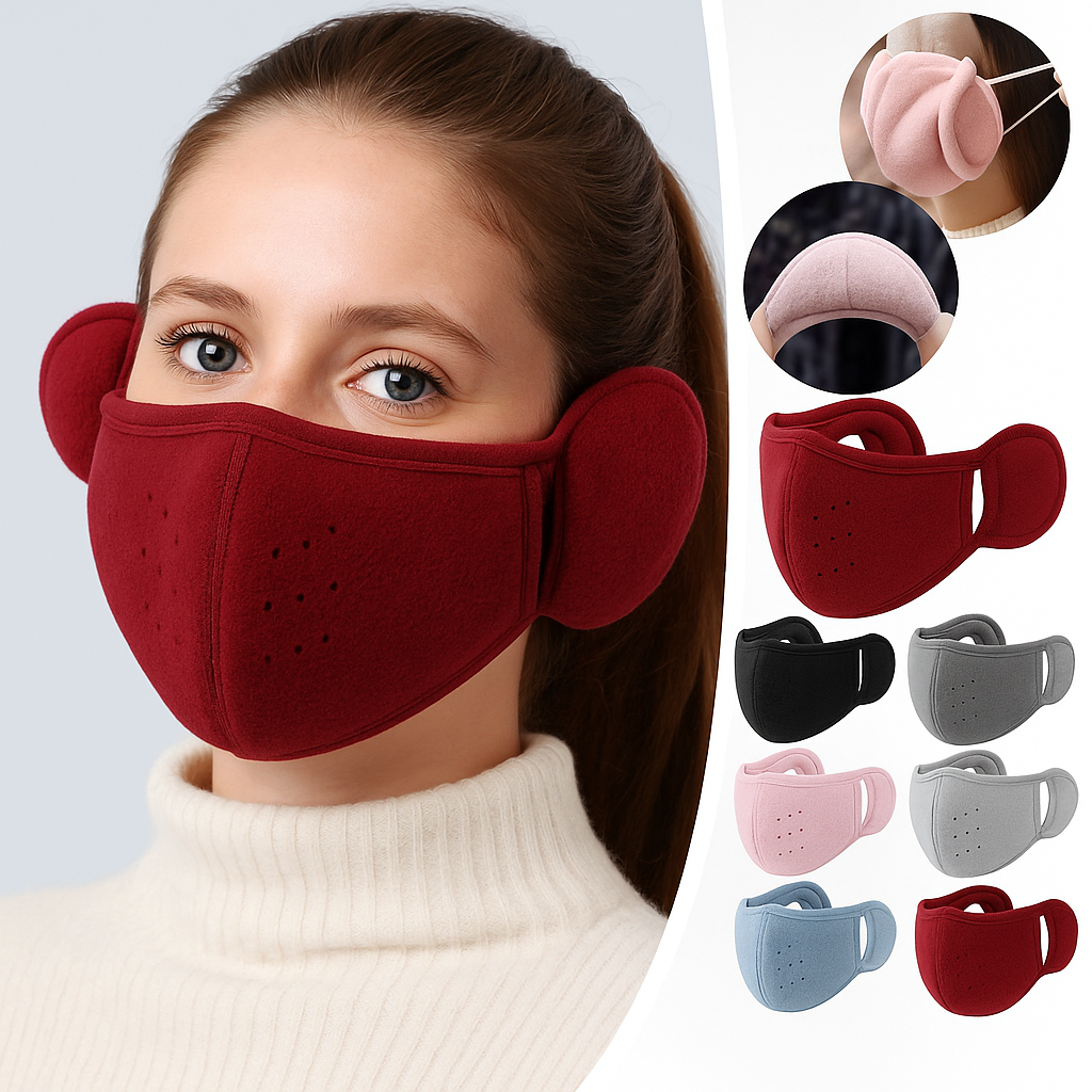 Cozy Cold Weather Ear Warmers Face Mask
