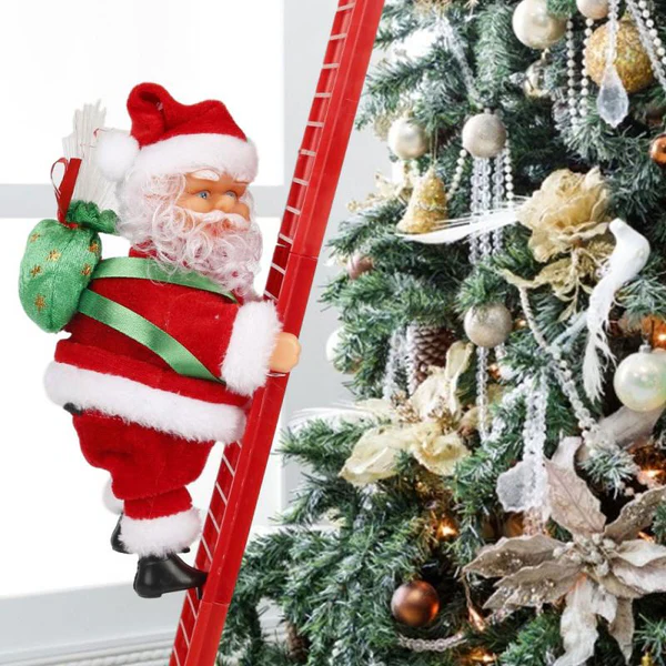 Fun Adventurous Santa Decoration