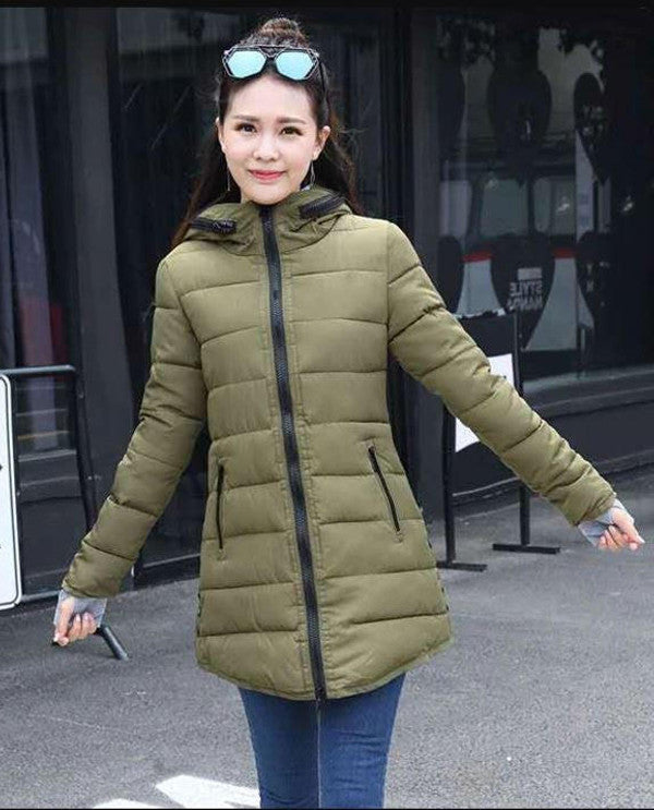 Warm Padded Winter Coat For Ladies