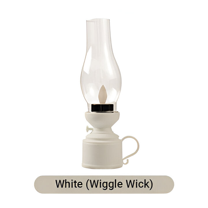 Retro Style LED Lantern, Flickering Flame Effect