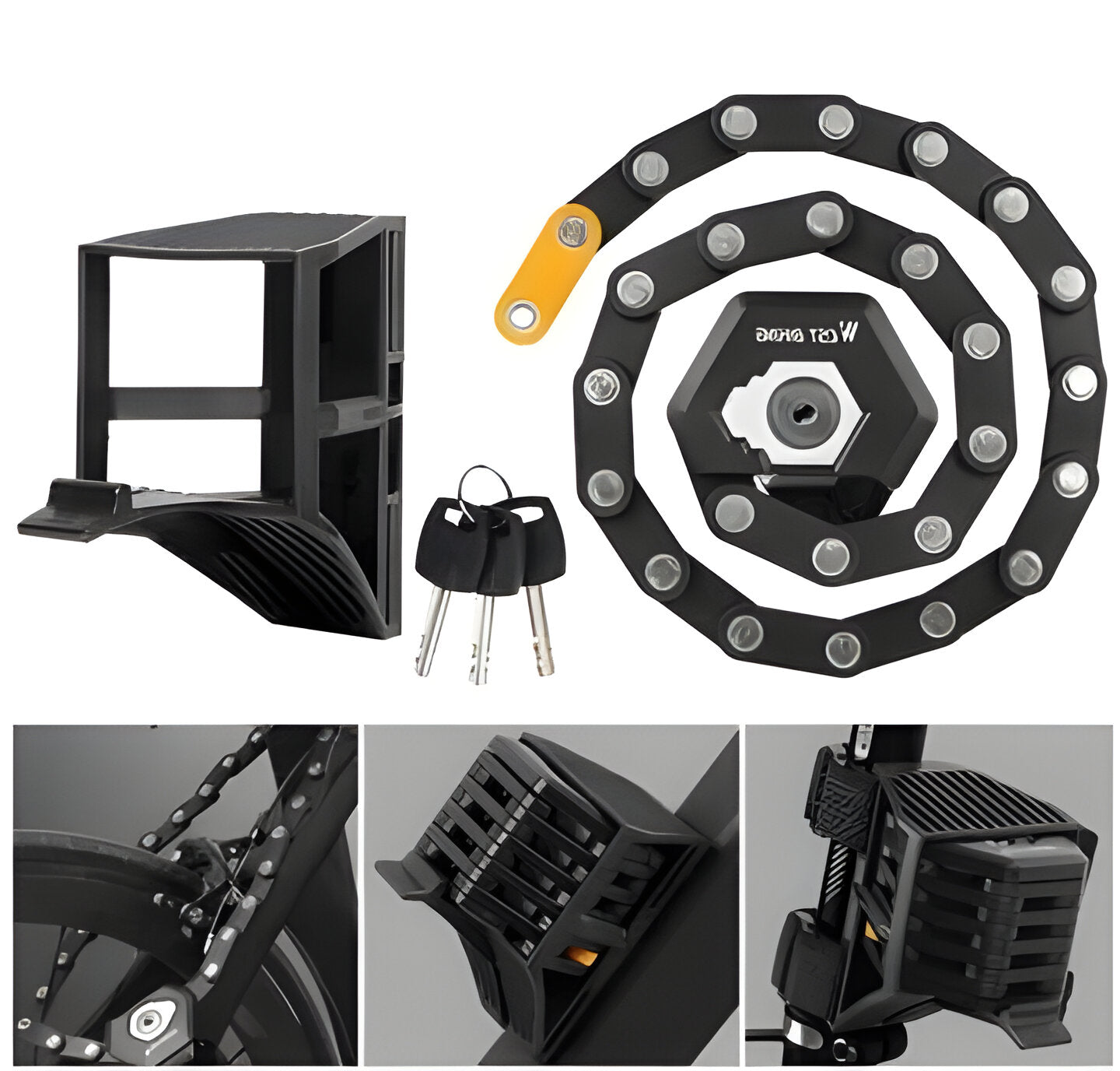 Portable Compact Bicycle Lock