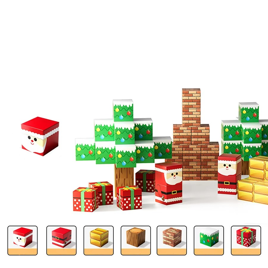 Colorful Magnetic Blocks STEM Toy Set for Kids