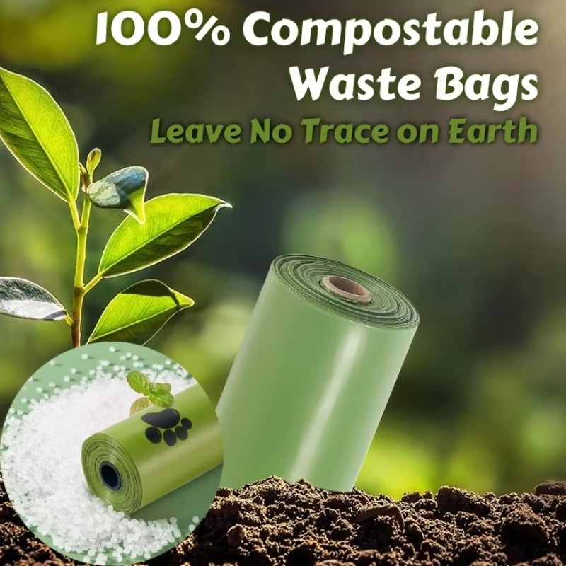 Compostable Dog Poop Bags with Holder