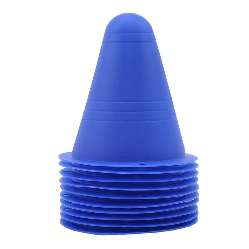 10 Pack Sports Training Cones for Soccer Drills