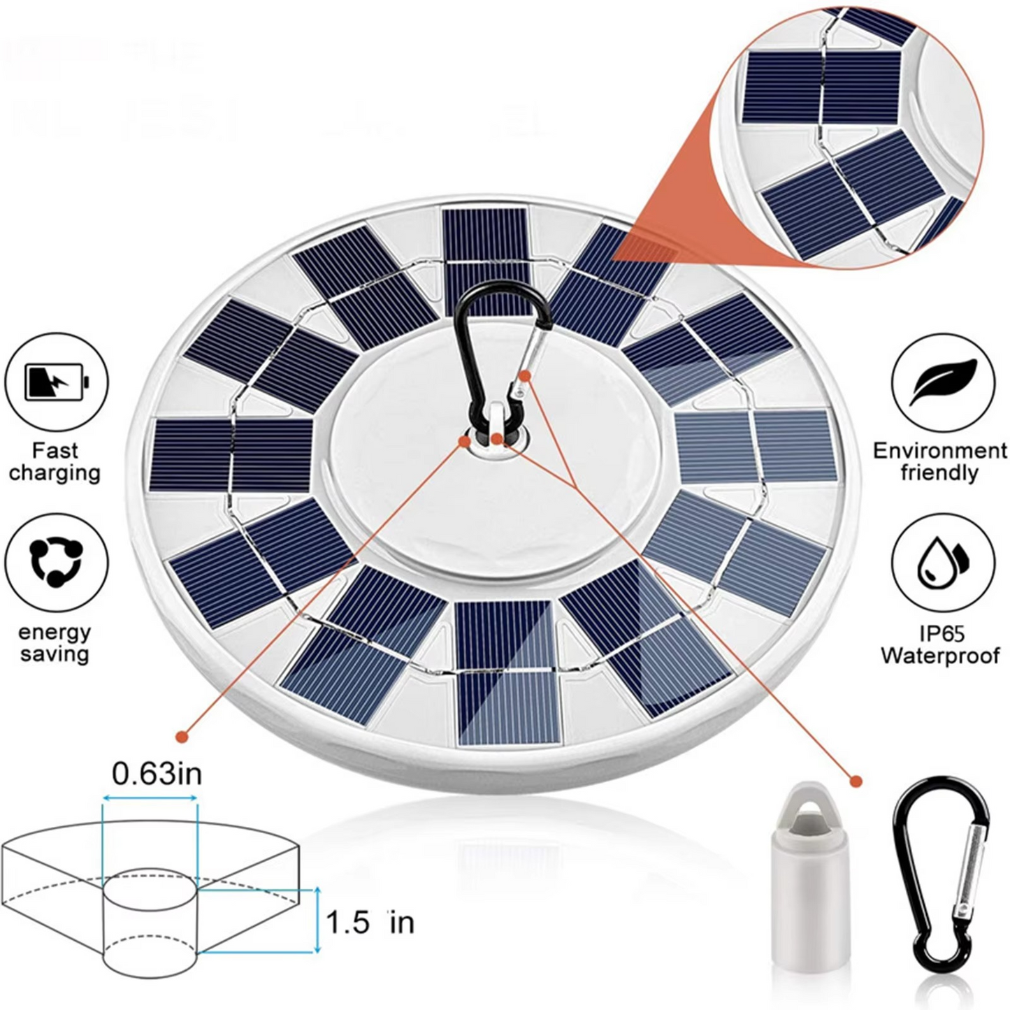 Bright Energy-Efficient Outdoor Flag Light