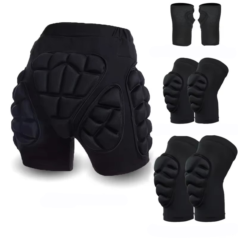 Kids Protective Snow Pants with Knee and Elbow Pads