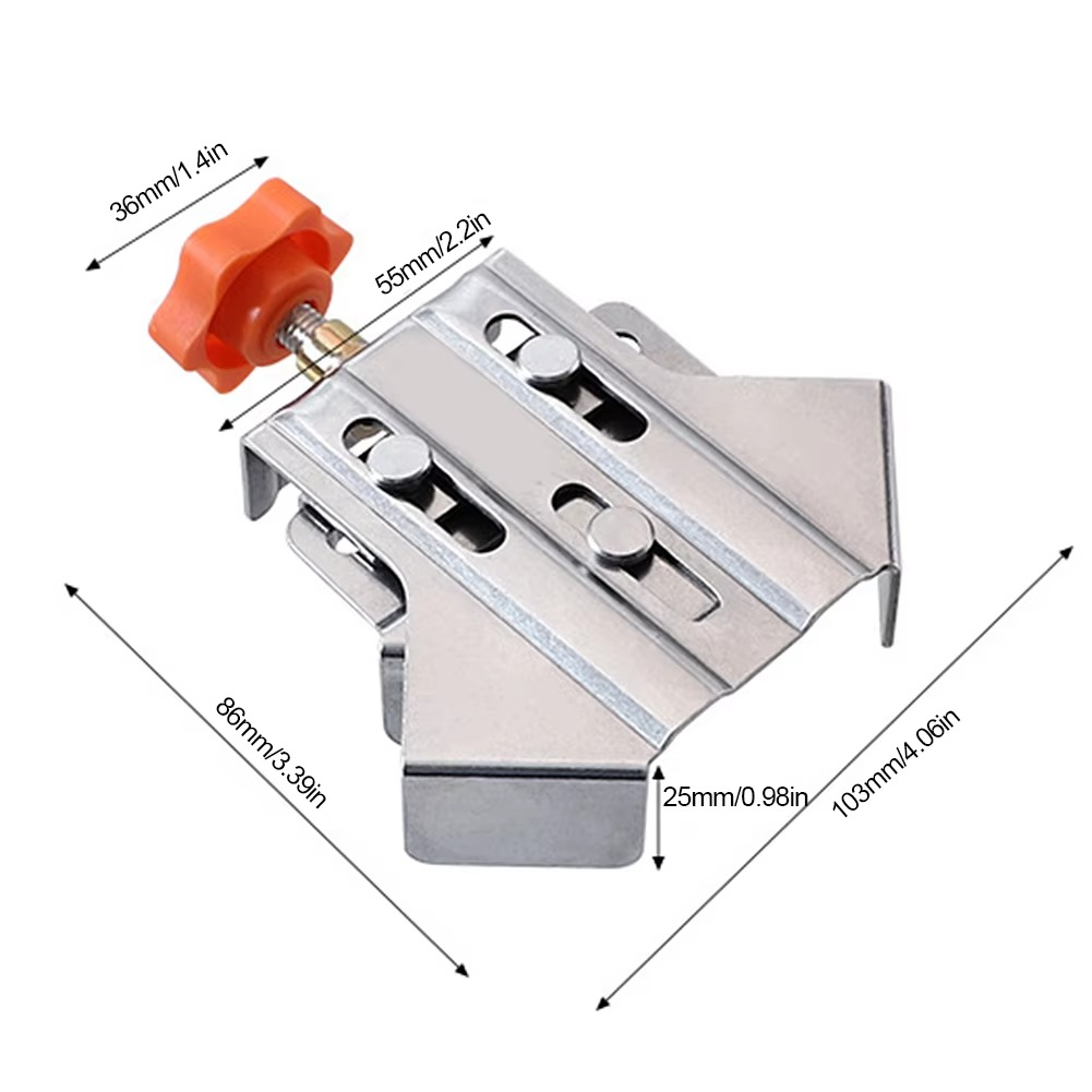 Accurate Right Angle Metal Clamp for Wood Working