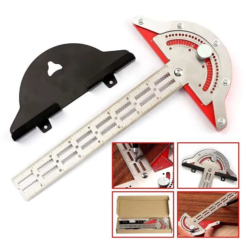 Accurate Metal Carpenter Square and Edge Guide Ruler