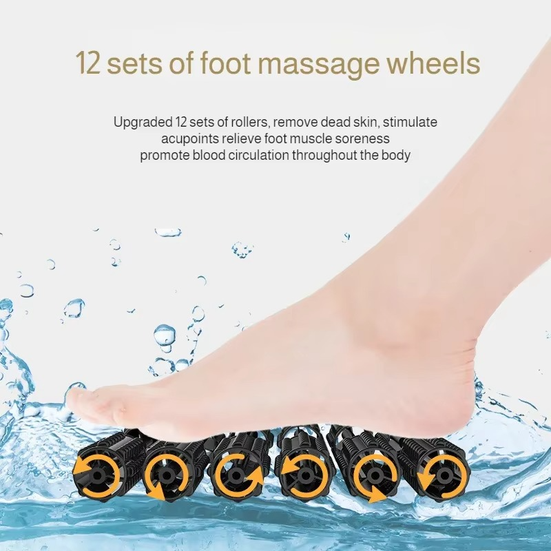 Relaxing Heated Foot Spa Massager with Bubbles