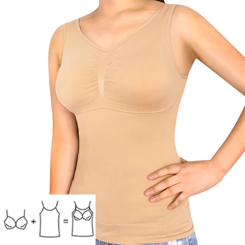 Comfortable Shaping Cami Bust Enhancer Tank Top