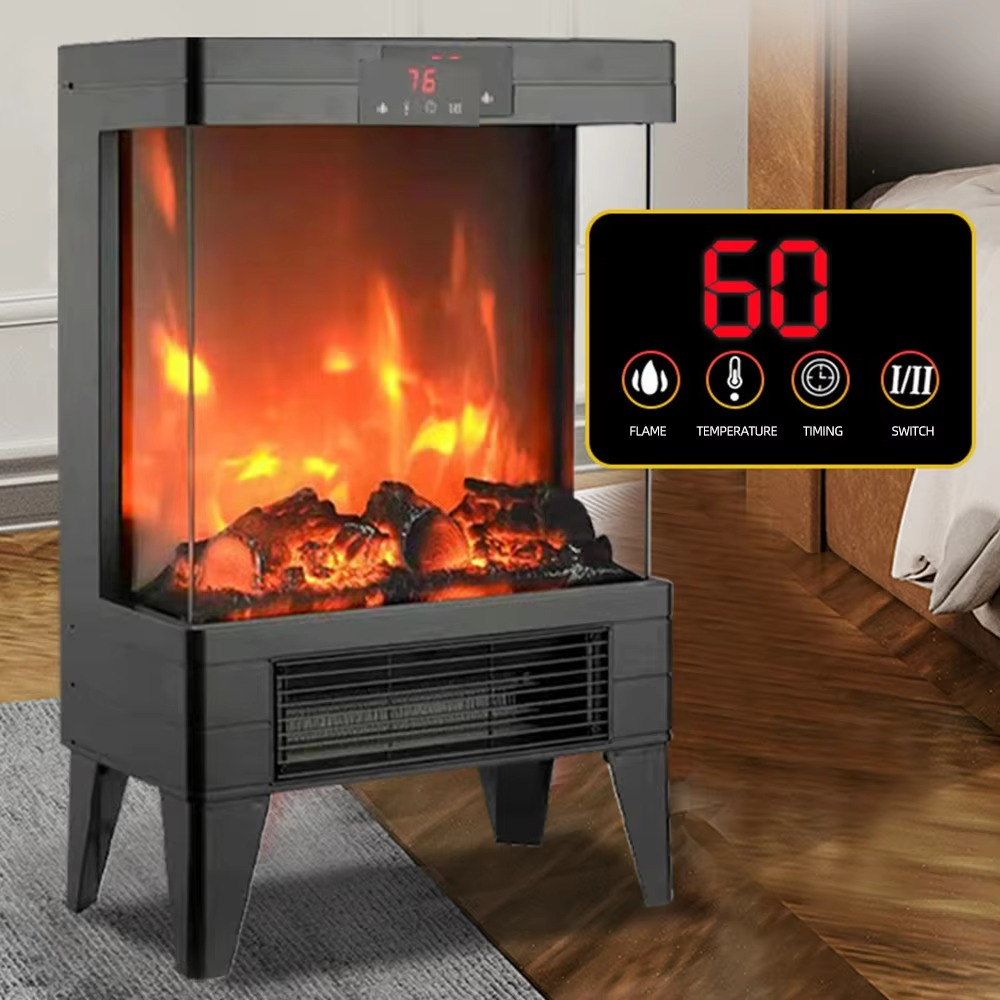 Cozy 3D Electric Fire Heater for Home Use