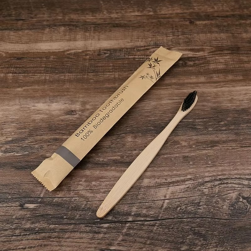 Natural Bamboo Toothbrushes 10 Pack Soft Bristle