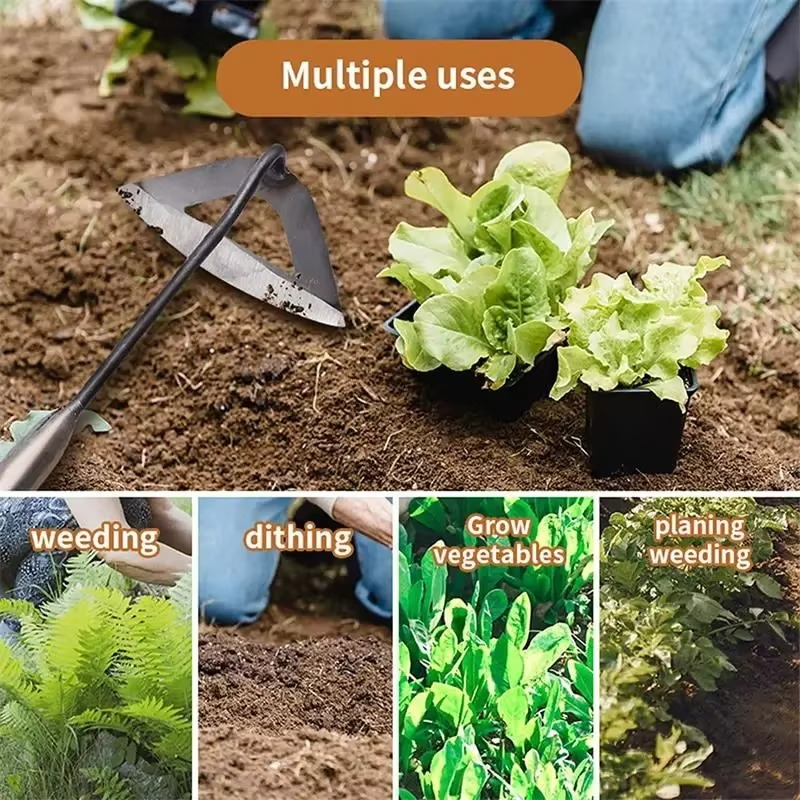 Durable Metal Garden Hoe