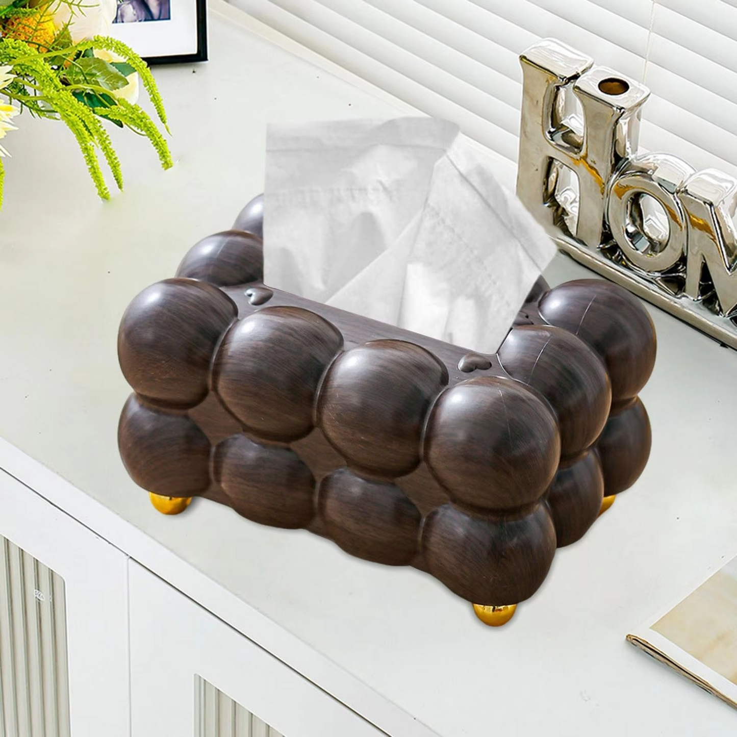 Simple Elegant Tissue Box Holder for Home Office