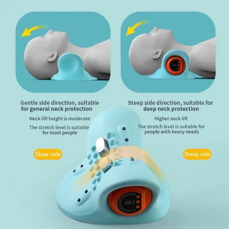 Heated Neck Massager - Relief for Sore Muscles with Pulse Therapy
