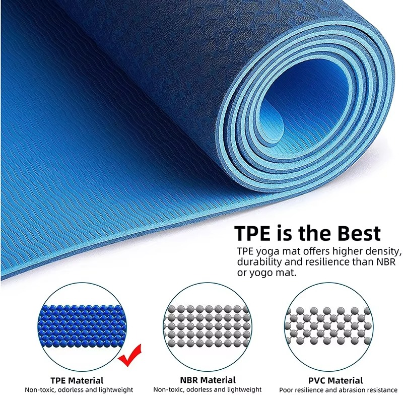 Premium Non Slip Yoga Mat for Fitness and Pilates Exercises