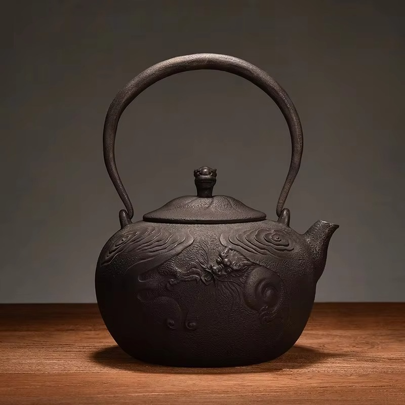 Authentic Antique Style Cast Iron Teapot