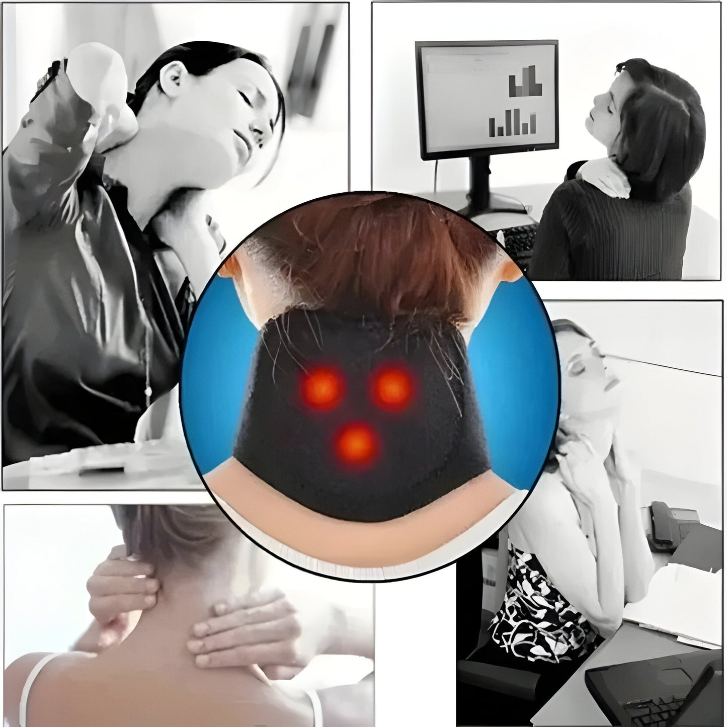 Soft Heated Neck Wrap for Pain Relief