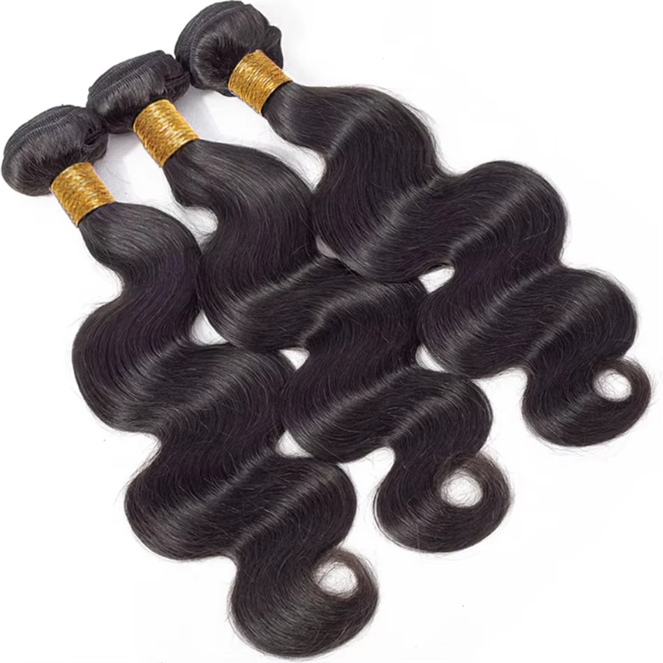 Natural Virgin Body Wave Hair Extensions 3/4 Pack